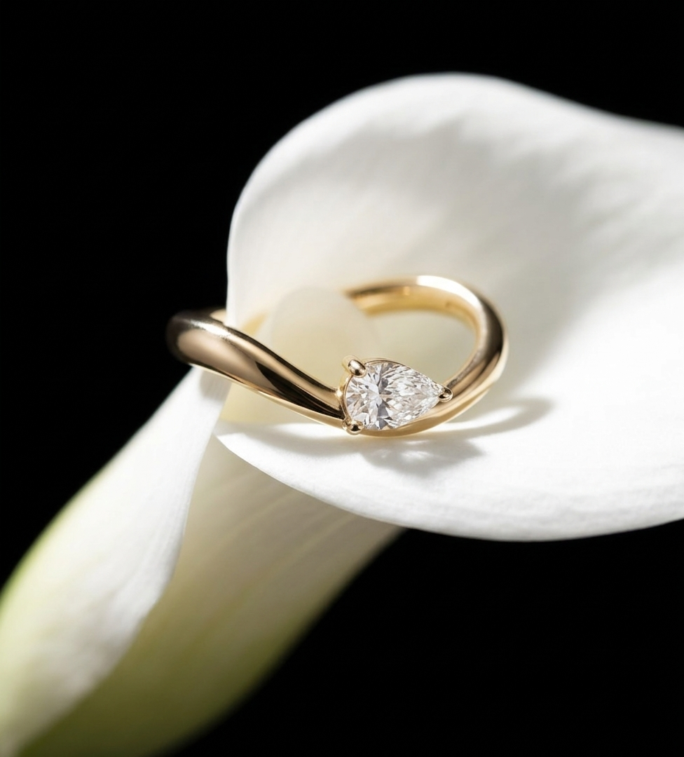 Gold High Polish Chunky Dome Tapered Ring