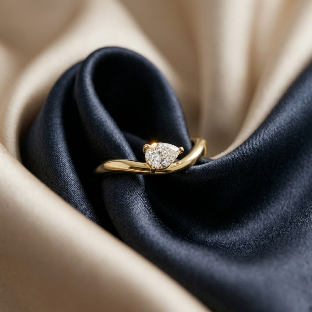 Gold High Polish Chunky Dome Tapered Ring
