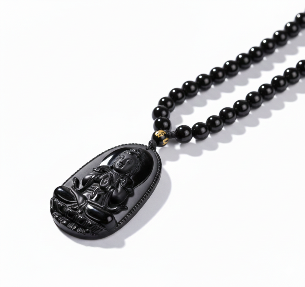 Buddha Pendant Medallion Chain Necklace