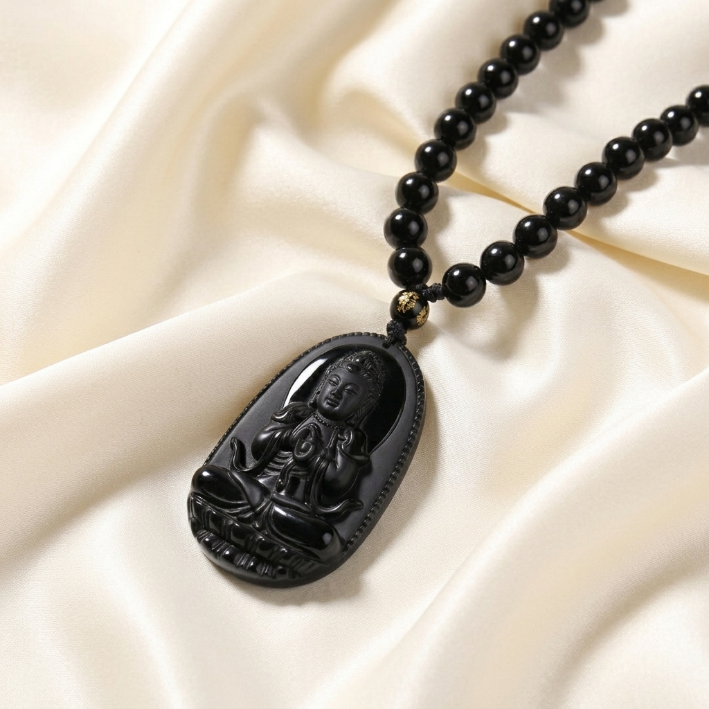 Buddha Pendant Medallion Chain Necklace