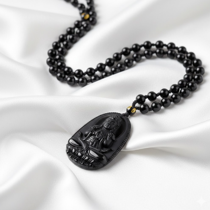Buddha Pendant Medallion Chain Necklace