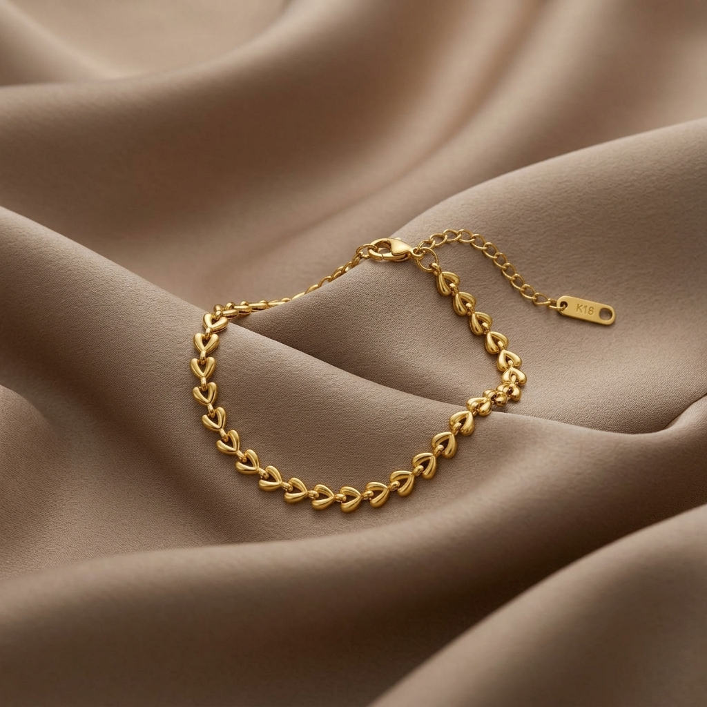 Chain Of Hearts Bracelet