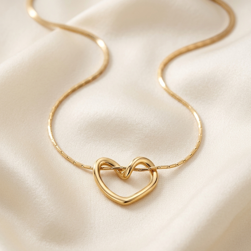 Open Heart Necklace