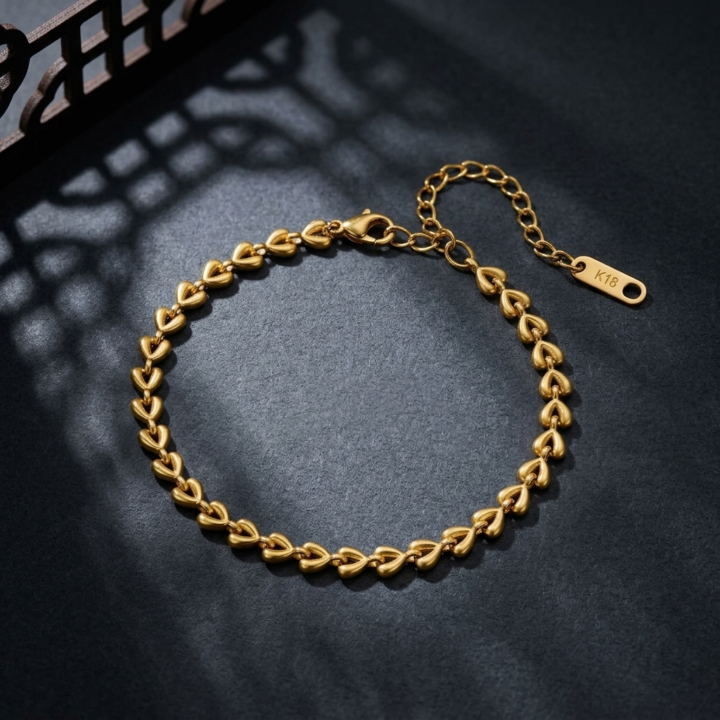 Chain Of Hearts Bracelet