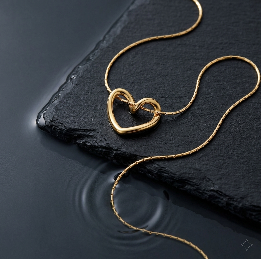 Open Heart Necklace