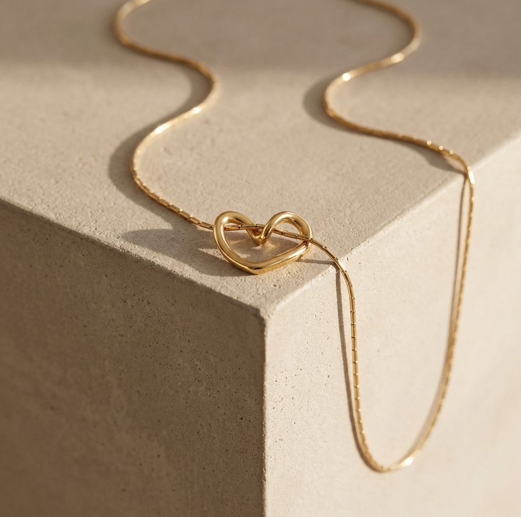 Open Heart Necklace