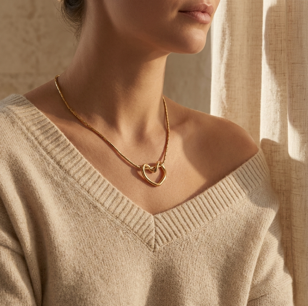 Open Heart Necklace